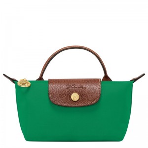 Longchamp Le Pliage Original Pouch With Handle Verzi | YPJIX-9146