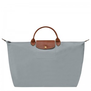 Longchamp Le Pliage Original S Travel Bag Steel | DXVOT-0398