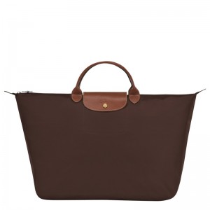 Longchamp Le Pliage Original S Travel Bag Ebony | HVDMT-6132