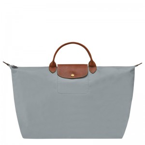 Longchamp Le Pliage Original S Travel Bag Steel | ADBMO-3571