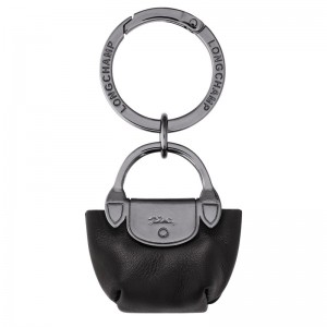 Longchamp Le Pliage Xtra Key Ring Negrii | CNVLZ-8423