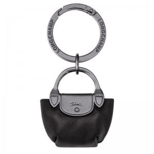 Longchamp Le Pliage Xtra Key Ring Negrii | ACZEB-0497