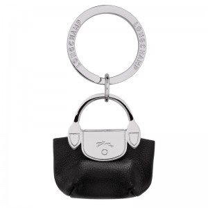 Longchamp Le Pliage Xtra Key Rings Negrii | WLFSA-0952