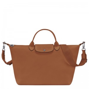 Longchamp Le Pliage Xtra L Handbag Cognac | SQFXD-7326