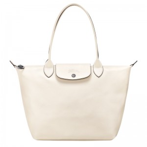 Longchamp Le Pliage Xtra M Tote Bag Ecru | UQITH-7289