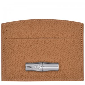 Longchamp Le Roseau Card Holder Natural | QJLHT-5827