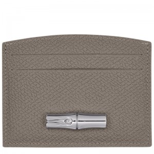 Longchamp Le Roseau Card Holder Turtledove | GKHPD-0965