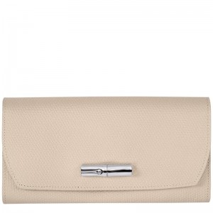 Longchamp Le Roseau Continental Wallet Paper | IUMQF-4359