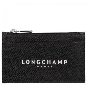 Longchamp Le Roseau Essential Coin Purse Negrii | IRCFO-2316