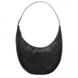 Longchamp Le Roseau Essential L Crossbody Bag Negrii | ESIRP-7012
