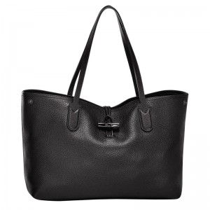 Longchamp Le Roseau Essential L Tote Bag Negrii | ZMAJS-2083