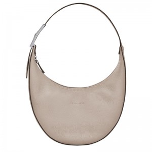 Longchamp Le Roseau Essential M Hobo Bag Clay | TNOKG-1325