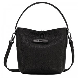Longchamp Le Roseau Essential Xs Bucket Bag Negrii | ZRYBA-5748