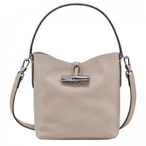 Longchamp Le Roseau Essential Xs Bucket Bag Clay | VBAZD-1607