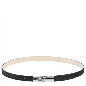 Longchamp Le Roseau Ladies' Belt Negrii | MOAYJ-3982