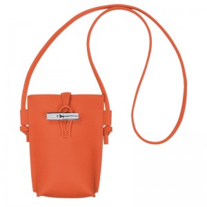 Longchamp Le Roseau Phone Case With Lace Portocalii | PGBKQ-5604