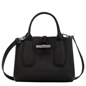 Longchamp Le Roseau S Handbag Negrii | URFSL-5710