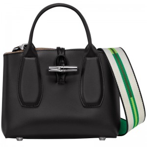 Longchamp Le Roseau S Handbag Negrii | YRXUG-8615