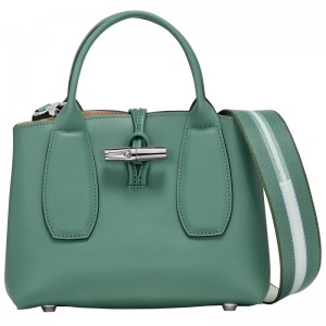Longchamp Le Roseau S Handbag Sage | UBSMZ-4736
