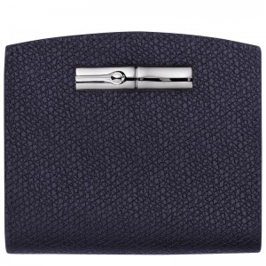 Longchamp Le Roseau Wallet Bilberry | JQHBR-4293
