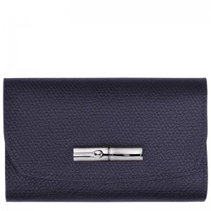 Longchamp Le Roseau Wallet Bilberry | QAOBP-6501