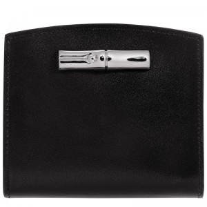 Longchamp Le Roseau Wallet Negrii | HJZID-3591