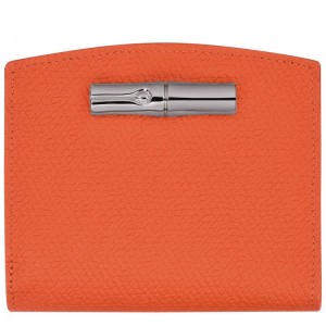 Longchamp Le Roseau Wallet Portocalii | AXOEB-1769