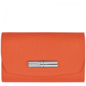 Longchamp Le Roseau Wallet Portocalii | EUXTN-2071