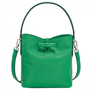 Longchamp Le Roseau Xs Bucket Bag Verzi | UGMAN-8179