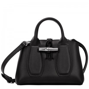 Longchamp Le Roseau Xs Handbag Negrii | GZJDW-6495