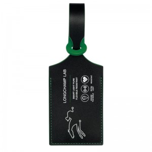 Longchamp Lgp Travel Luggage Tag Negrii Verzi | ZRIYX-3629