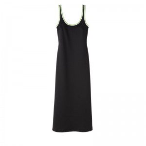 Longchamp Long Dress Negrii | RUSOH-5109