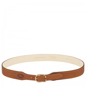 Longchamp Longchamp 1980 Ladies' Belt Cognac | OTYZK-8524