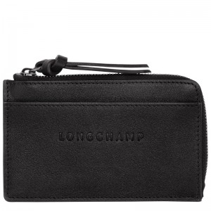 Longchamp Longchamp 3d Card Holder Negrii | ZUGEH-4297