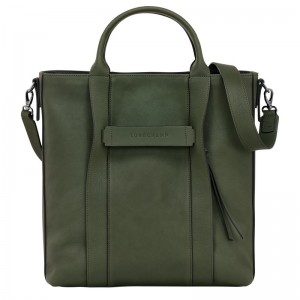 Longchamp Longchamp 3d L Tote Bag Kaki | ZJOPE-1425