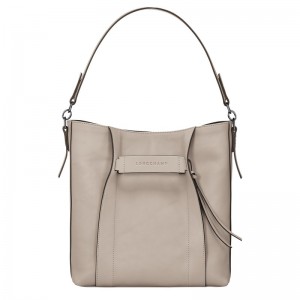 Longchamp Longchamp 3d M Hobo Bag Clay | QMPEH-5148