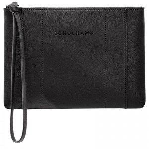 Longchamp Longchamp 3d Pouch Negrii | EBSIL-6547