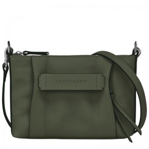 Longchamp Longchamp 3d S Crossbody Bag Kaki | WEMUA-3104