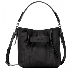 Longchamp Longchamp 3d S Crossbody Bag Negrii | ZJUNA-9451