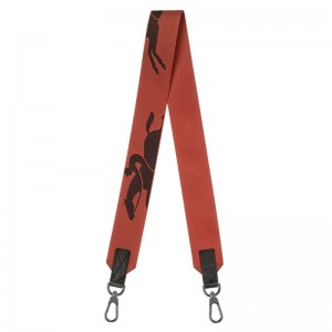 Longchamp Longchamp 3d Shoulder Strap Tomato | YMDHB-8526