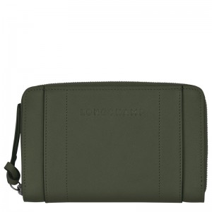 Longchamp Longchamp 3d Wallet Kaki | WXGLR-5413