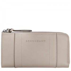 Longchamp Longchamp 3d Zip Around Wallet Clay | BYZWI-2431