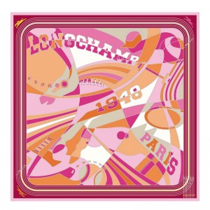 Longchamp Longchamp League Silk Scarf 90 Portocalii | OZMXD-9308