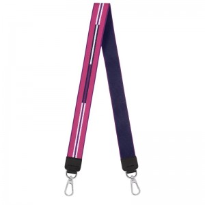 Longchamp Longchamp Rayures Shoulder Strap Violet | ETWMN-9314