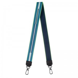 Longchamp Longchamp Rayures Shoulder Strap Bleumarin | ASGIW-1354