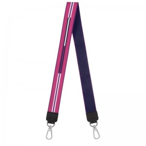 Longchamp Longchamp Rayures Shoulder Strap Violet | KZVLW-9015