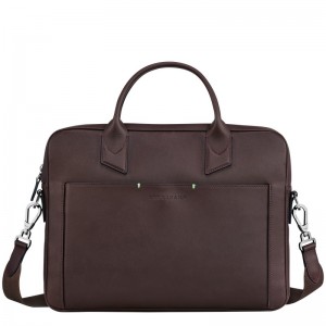 Longchamp Longchamp Sur Seine Briefcase Mocha | XMTPB-5031