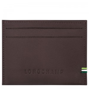 Longchamp Longchamp Sur Seine Card Holder Mocha | AYPTO-3147
