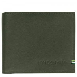 Longchamp Longchamp Sur Seine Wallet Kaki | YBXTD-8195