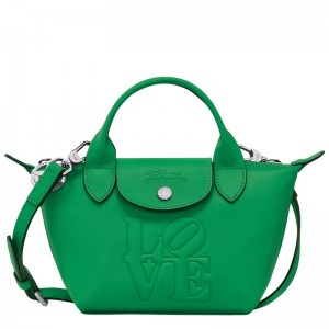 Longchamp Longchamp X Robert Indiana Xs Handbag Verzi | OKXAT-8079